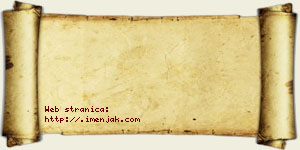 Georgina Đaković vizit kartica